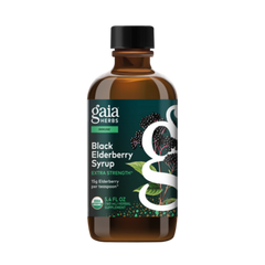 Gaia Herbs - Black Elderberry Syrup - Extra Strength