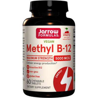 Jarrow Formulas - Methyl B-12 5000mcg Cherry