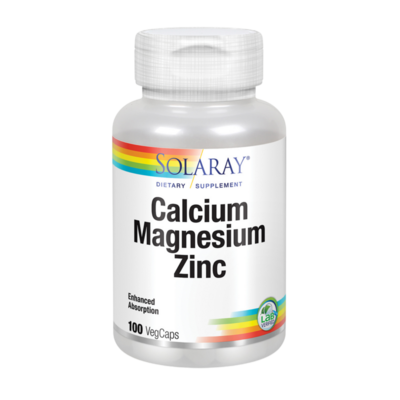 Solaray - Calcium, Magnesium, Zinc