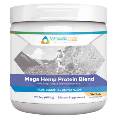 Metabolic Code - Mega Hemp Protein, Vanilla