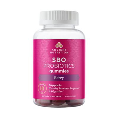 Ancient Nutrition - SBO Probiotic Gummies, Berry