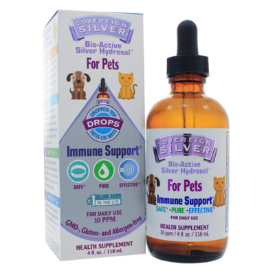 Sovereign Silver - Bio-Active Silver Hydrosol Immune Pets Dropper