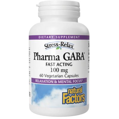 Natural Factors - Pharma Gaba 100mg