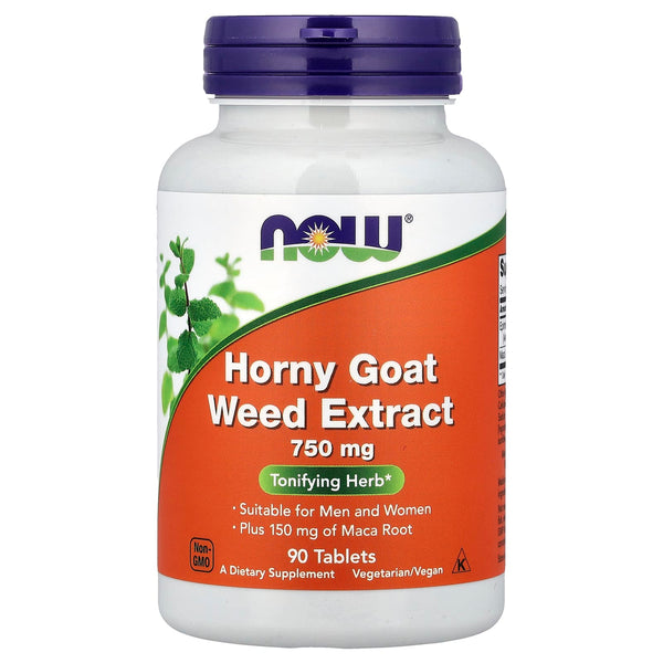 NOW Foods - Horny Goat Weed Extract 750mg