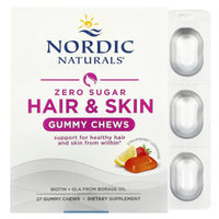 Nordic Naturals - Zero Sugar Hair & Skin Gummy Chews