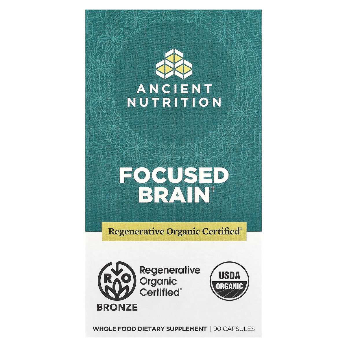 Ancient Nutrition - Regenerative Organic Certified Focused Brain