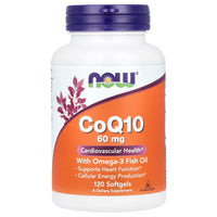 NOW Foods - CoQ10 60mg w/Omega 3 Fish Oil