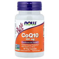 NOW Foods - CoQ10 100mg with Hawthorn Berry