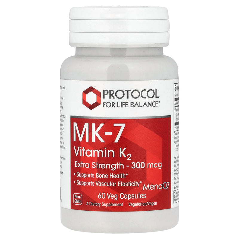 Protocol for Life Balance - Vitamin K2 (MK-7) 300 mcg