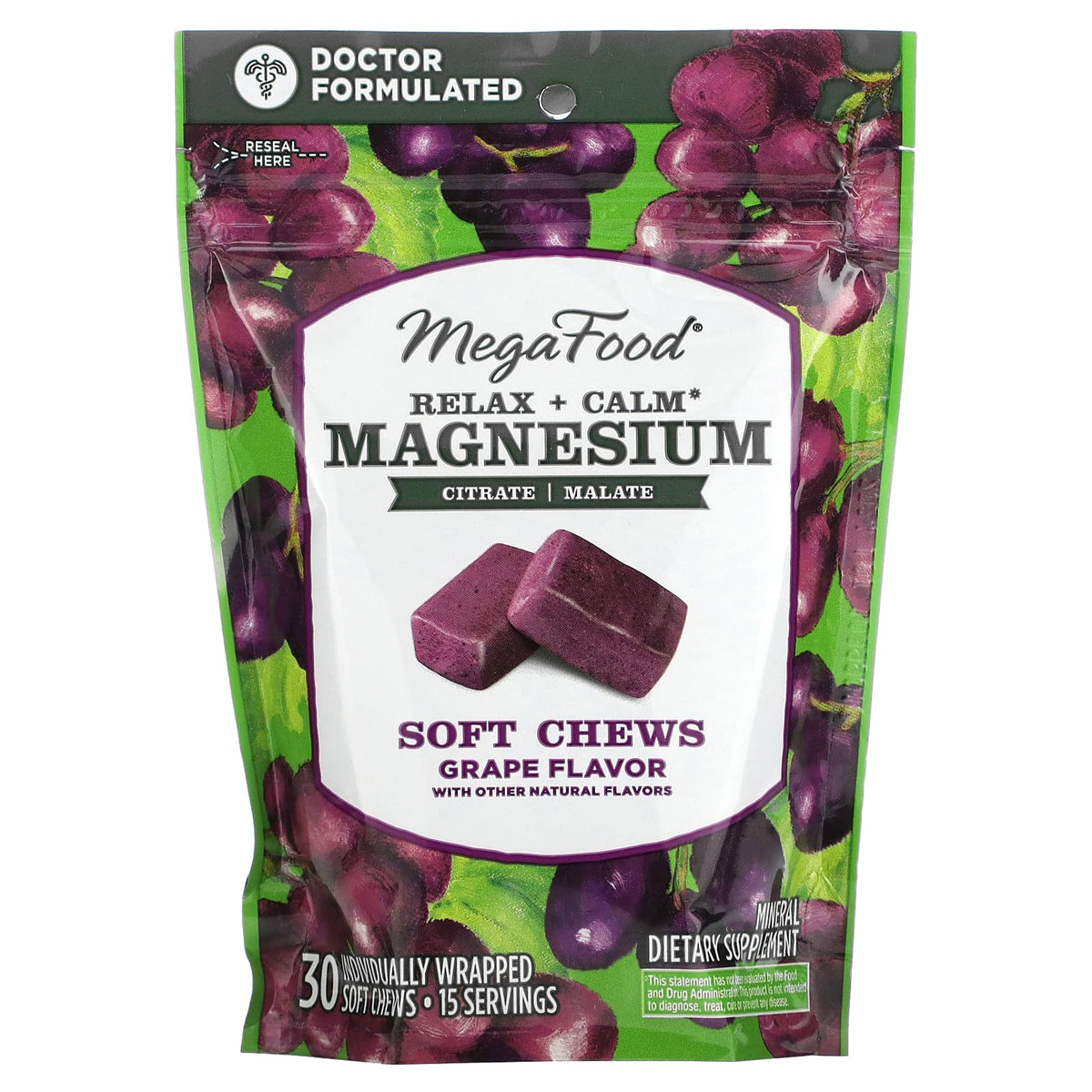 MegaFood Relax + Calm Magnesium Soft Chews — view 2