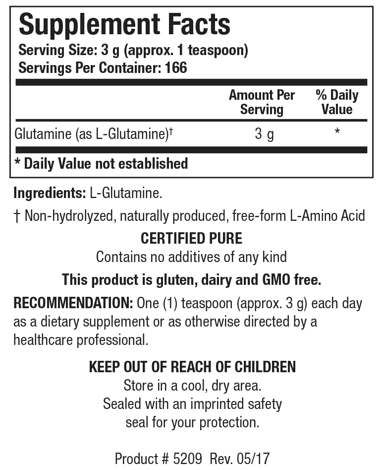 Biotics Research - L-Glutamine Powder