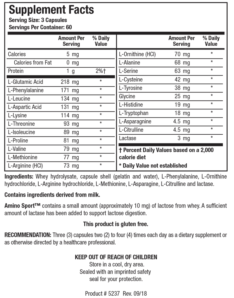 Biotics Research - Amino Sport™