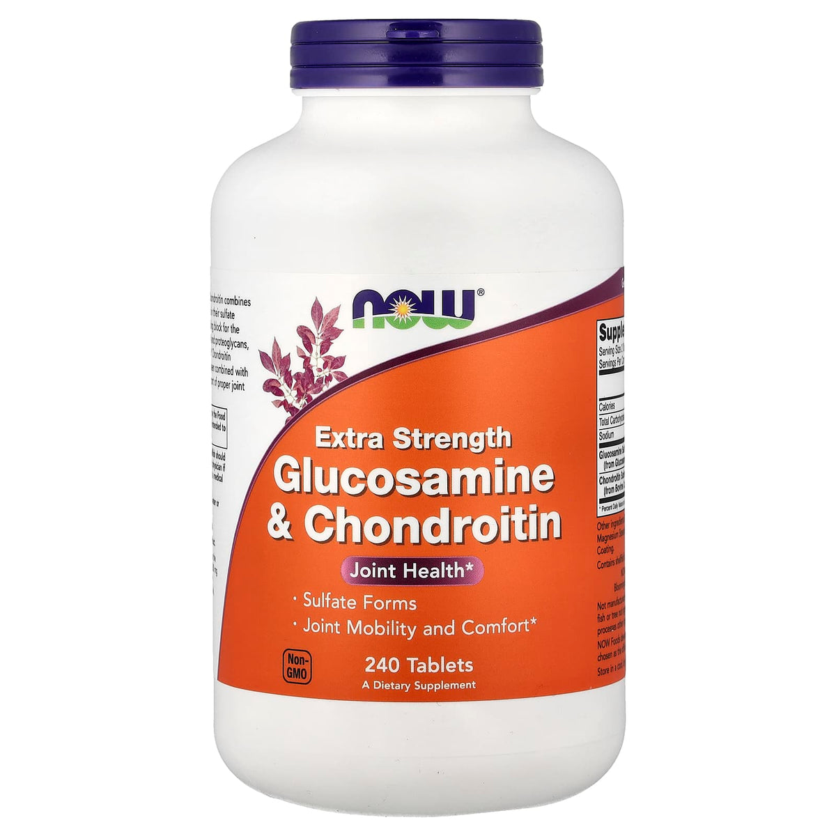 NOW Foods Glucosamine & Condroitin w/MSM — view 2