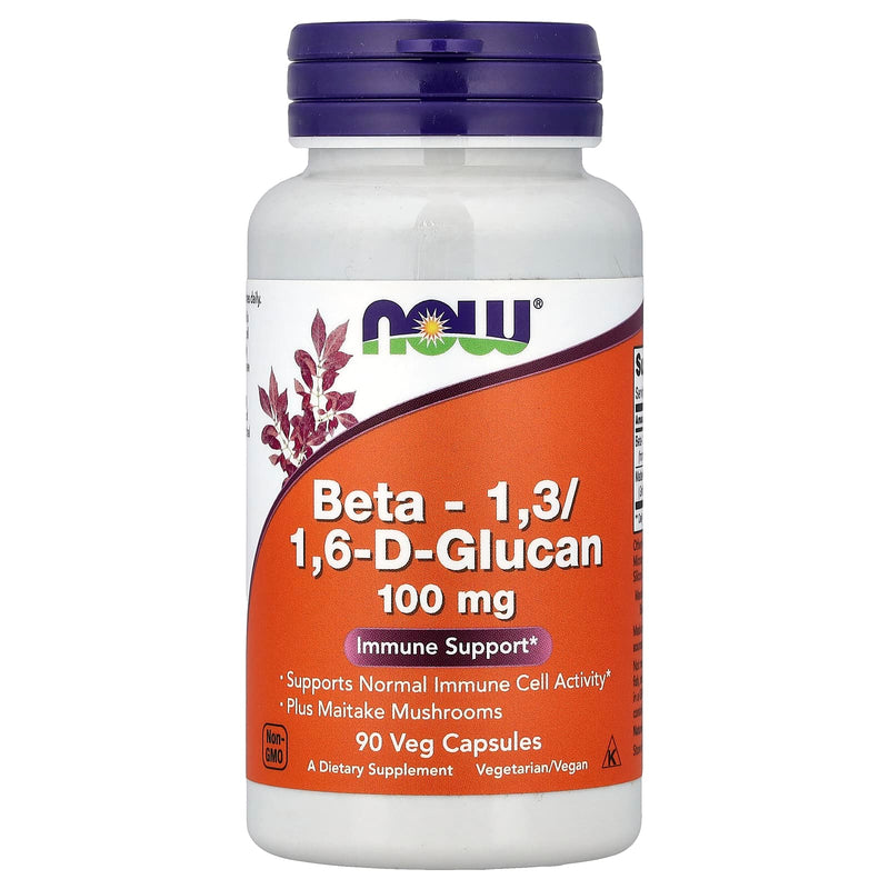 NOW Foods - Beta-1,3/1,6 -D-Glucan 100mg