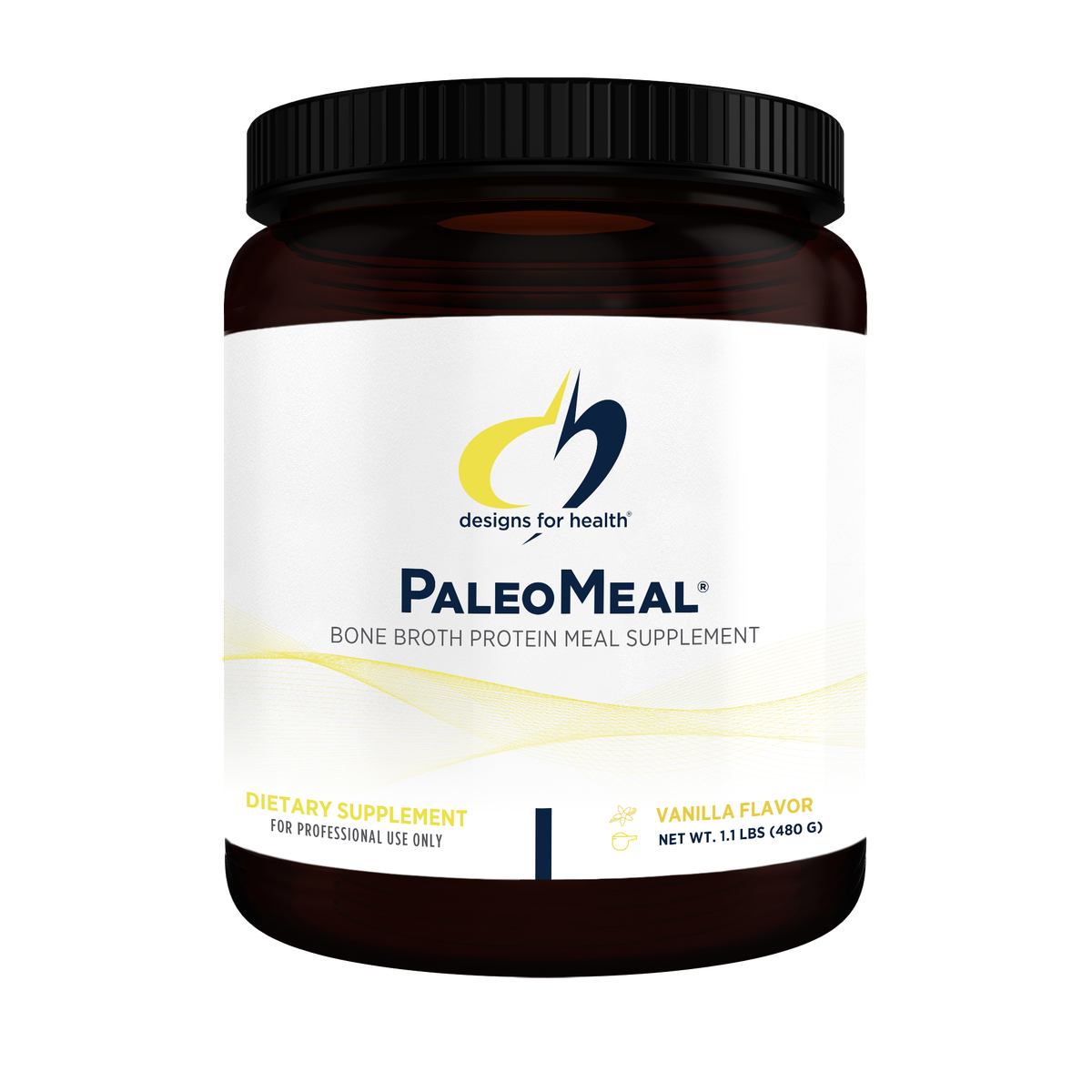 PaleoMeal® Vanilla, 480 g (1.1 lb) powder old bottle image