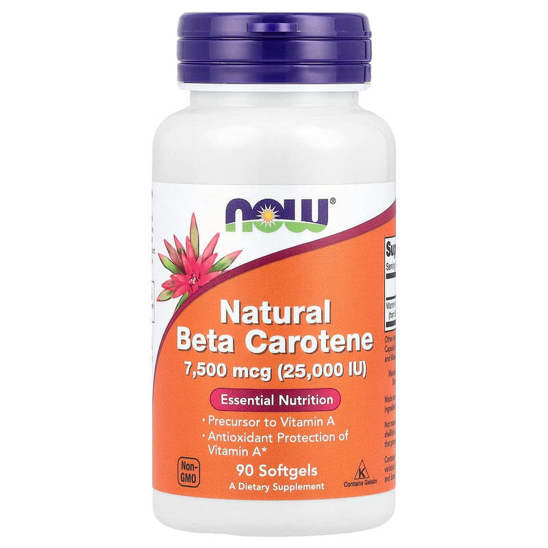 NOW Foods Natural Beta Carotene 25,000IU
