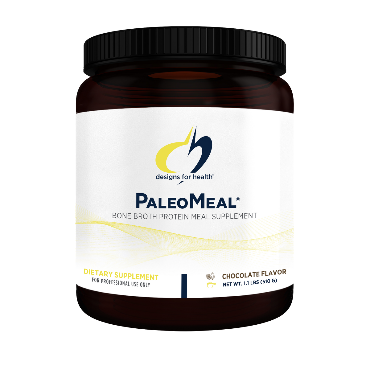 PaleoMeal® Chocolate, 510 g (1.1 lb) powder old bottle image