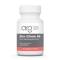 Allergy Research Group - Zinc Citrate 50mg