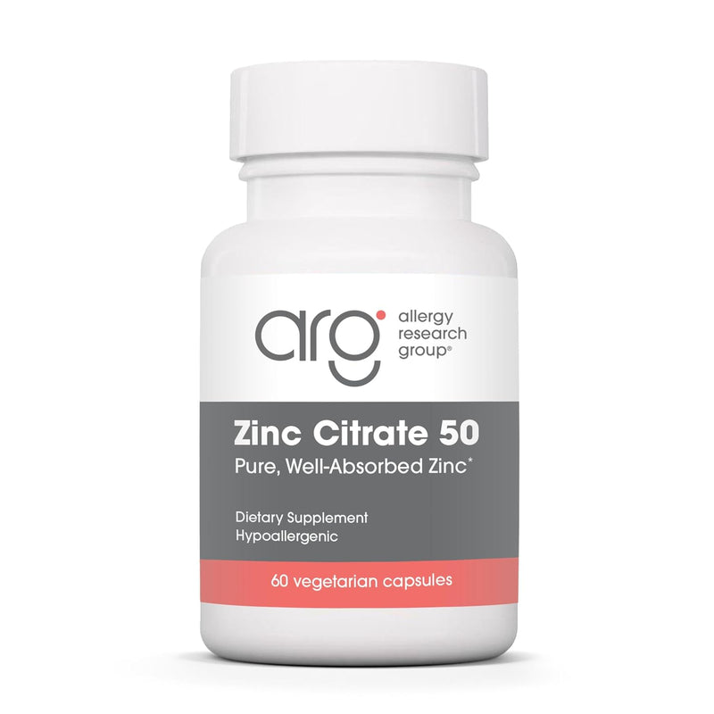 Allergy Research Group - Zinc Citrate 50mg