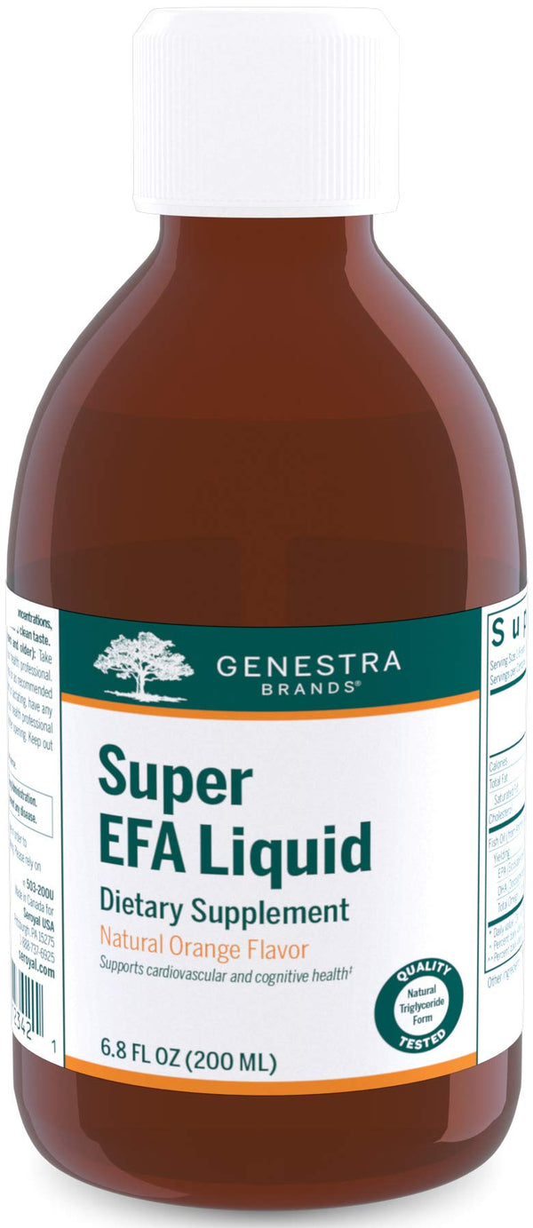 Seroyal/Genestra - Super EFA Liquid, Natural Orange Flavor