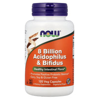 NOW Foods - 8 Billion Acidophilus & Bifidus Veg Capsules