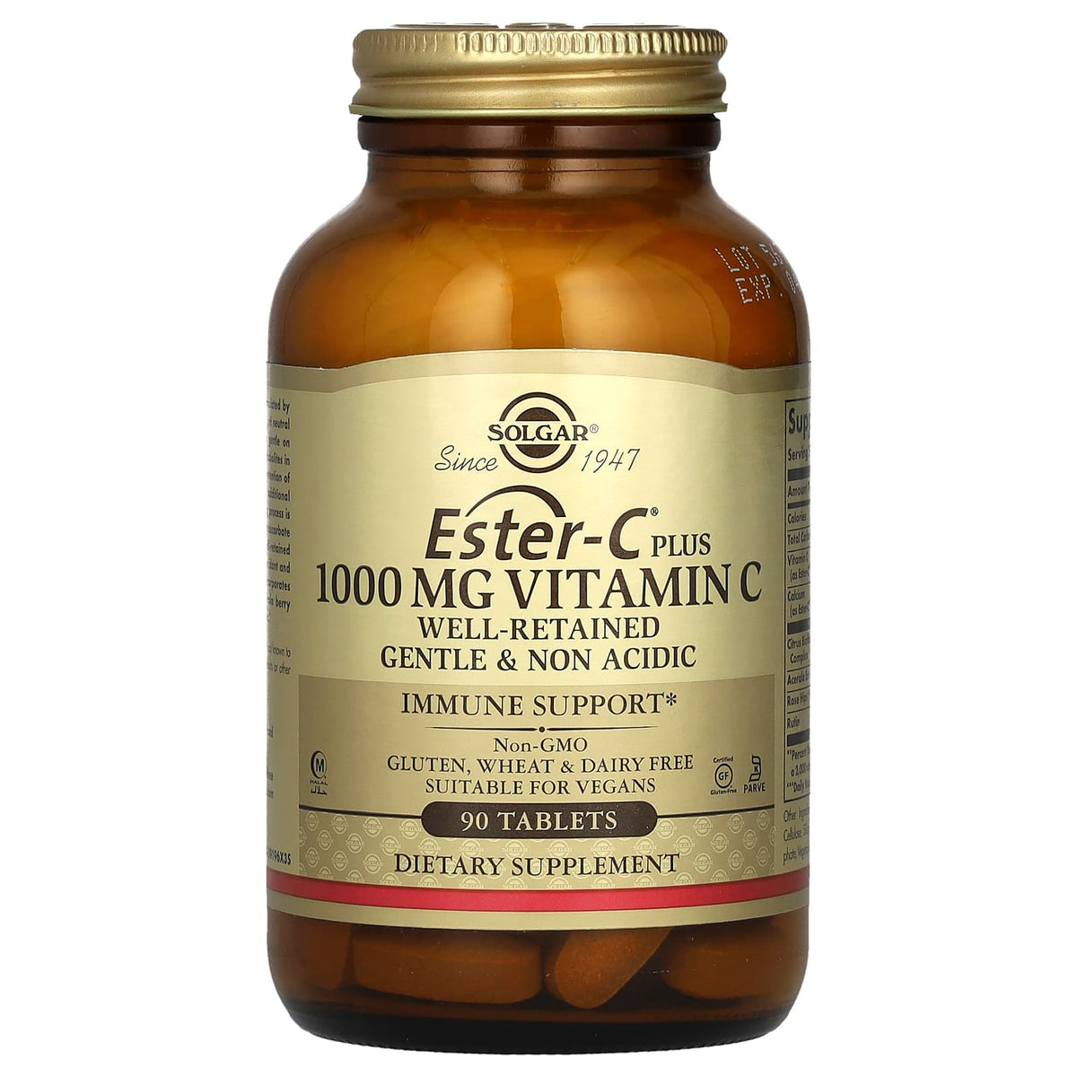 Solaray Vitamin C with Rose Hips, Acerola & Bioflavonoids 1000mg — view 2