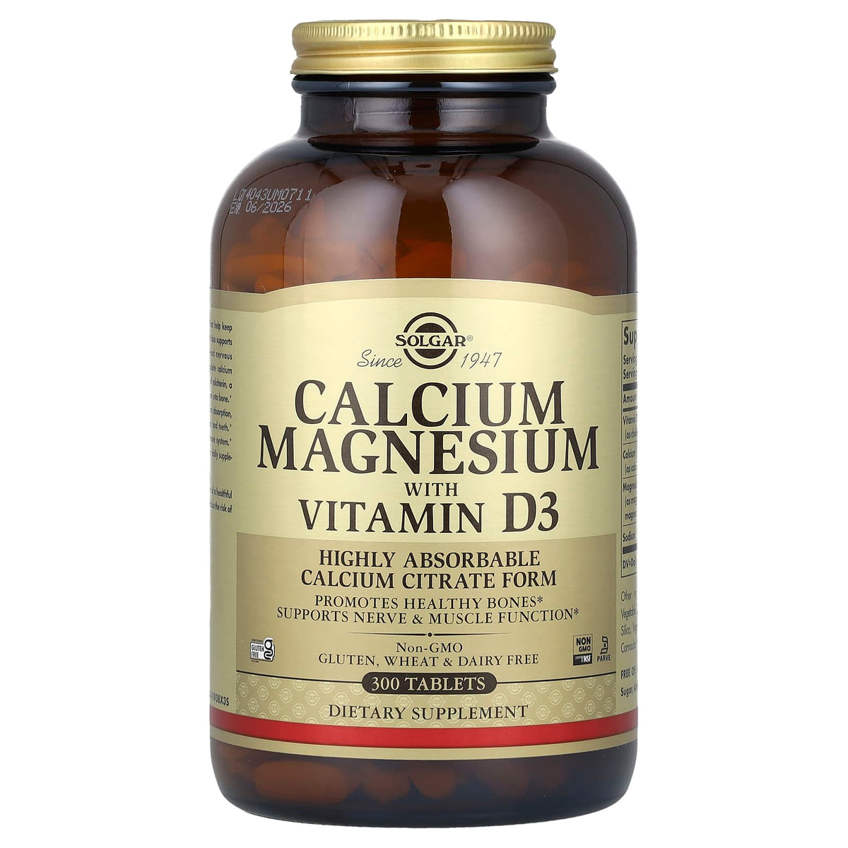 Solaray Cal Mag D-3 Citrate 2:1 — view 2