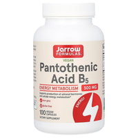 Jarrow Formulas - Pantothenic Acid 500mg
