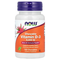 NOW Foods - Vitamin D-3 5000IU Chewable