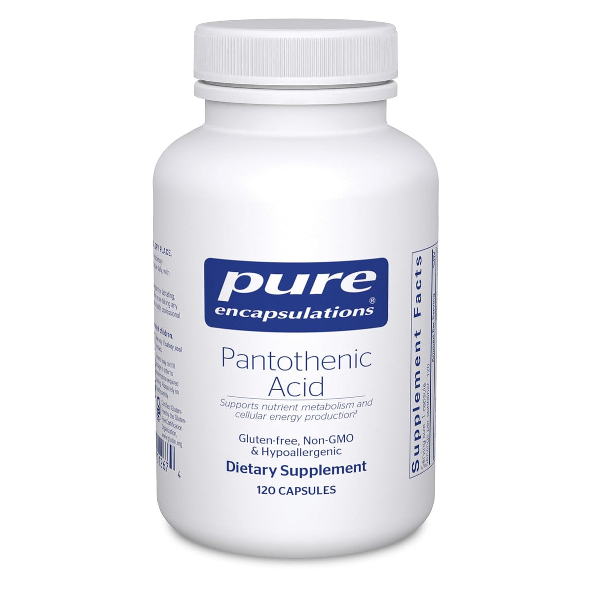 Pure Encapsulations Pantothenic Acid