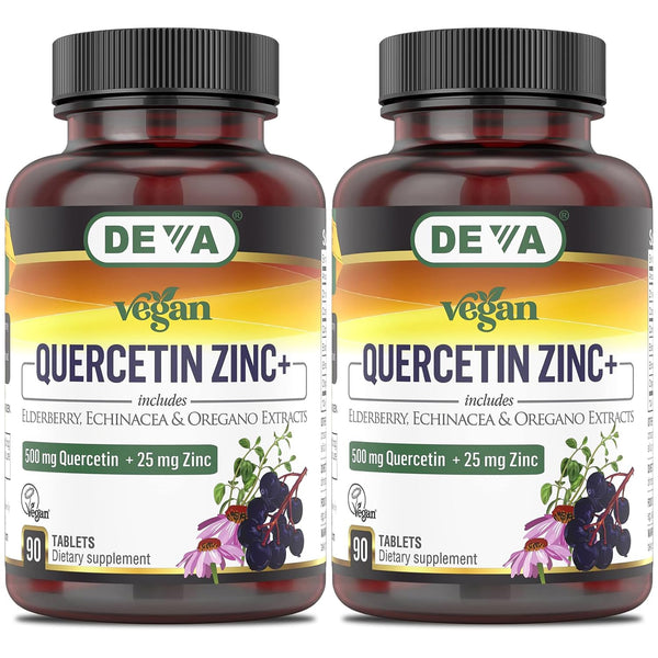 Deva Nutrition - Vegan Quercetin Zinc+