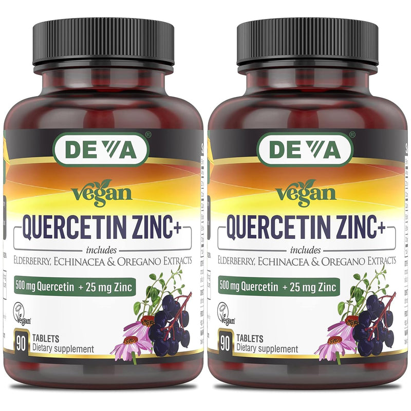Deva Nutrition - Vegan Quercetin Zinc+