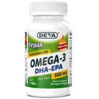 Deva Nutrition - Vegan DHA-EPA 500mg