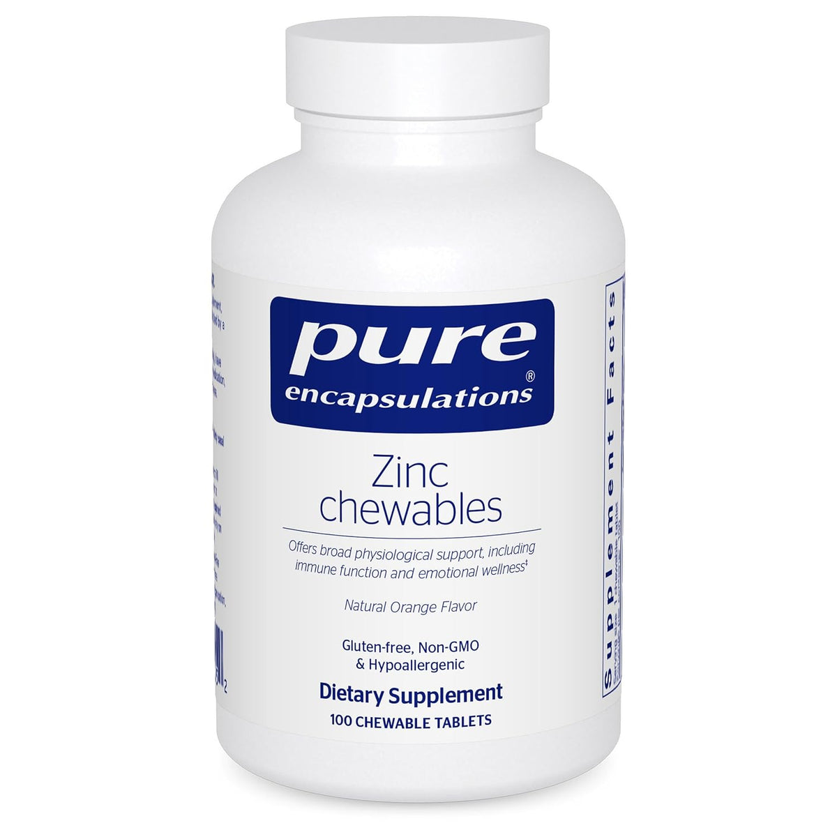 Pure Encapsulations Zinc chewables