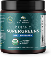Ancient Nutrition - Organic SuperGreens + Multivitamin Tablets