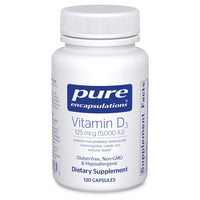 Pure Encapsulations - Vitamin D3  125mcg (5,000IU)