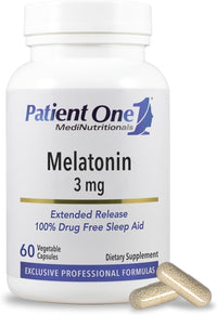 Patient One MediNutritionals - Melatonin 3mg Gradual Release
