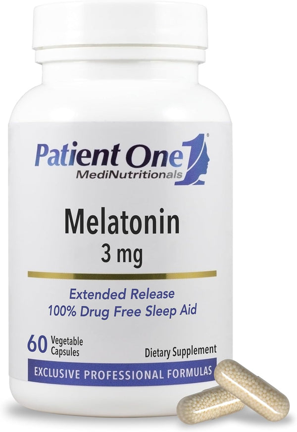 Patient One MediNutritionals - Melatonin 3mg Gradual Release