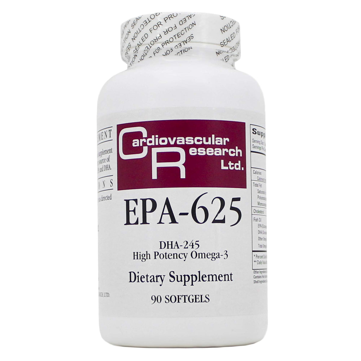 Ecological Formulas/Cardiovascular Research EPA-625 DHA-245
