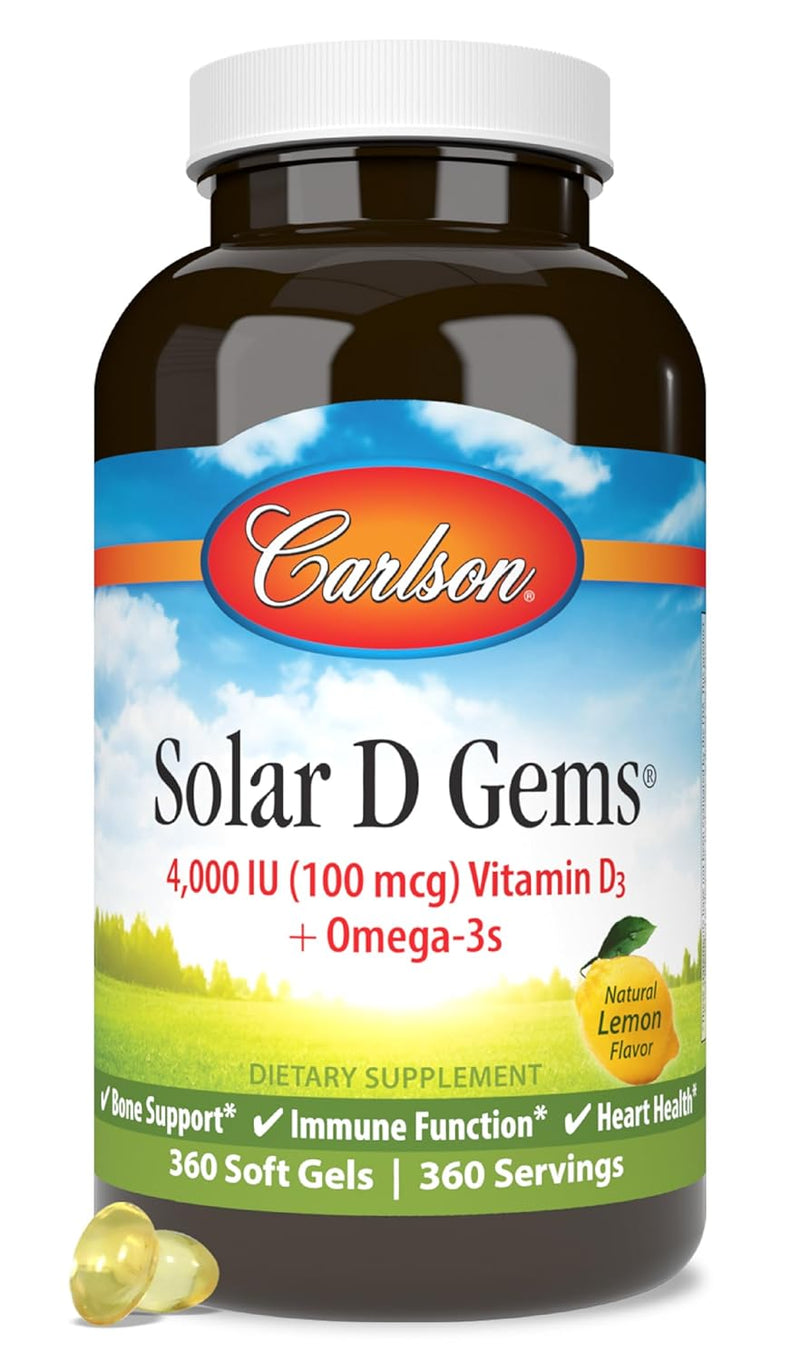 Carlson Labs - Solar D Gems - 6,000 IU