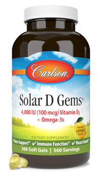 Carlson Labs - Solar D Gems® 4,000IU
