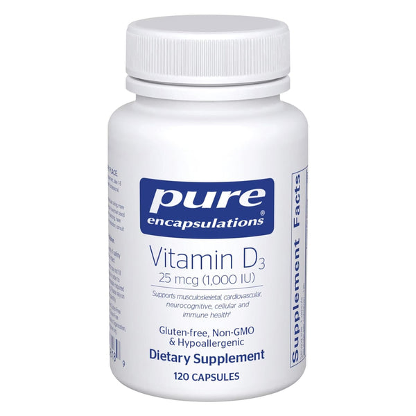 Pure Encapsulations - Vitamin D3  25mcg (1,000IU)