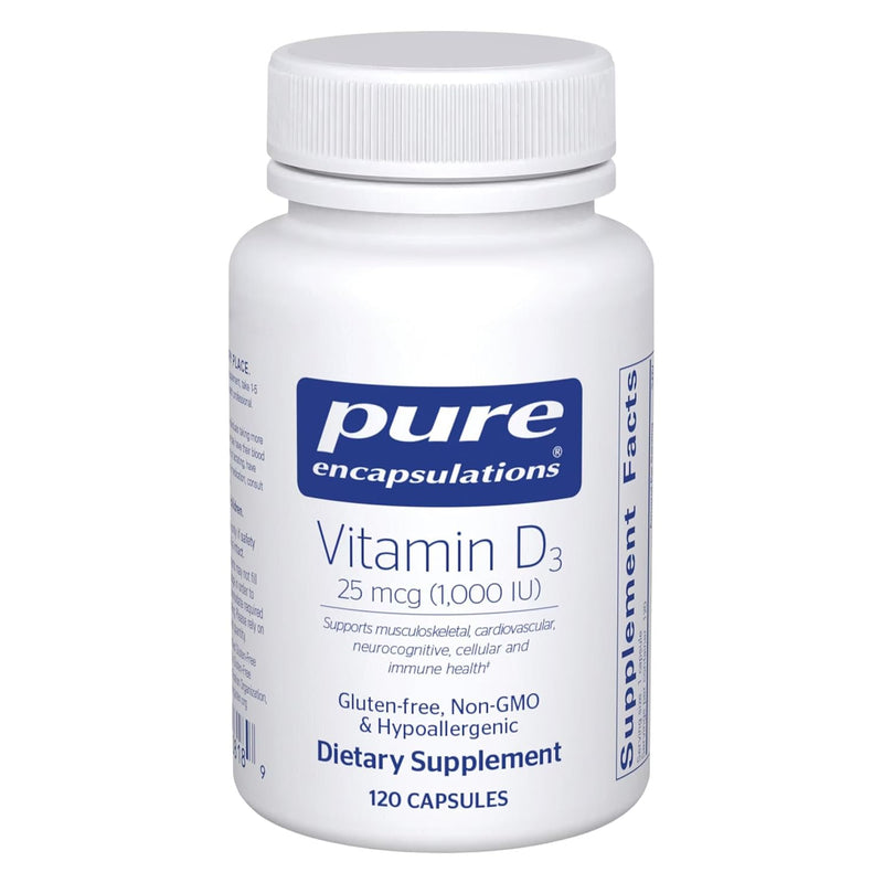 Pure Encapsulations - Vitamin D3  25mcg (1,000IU)