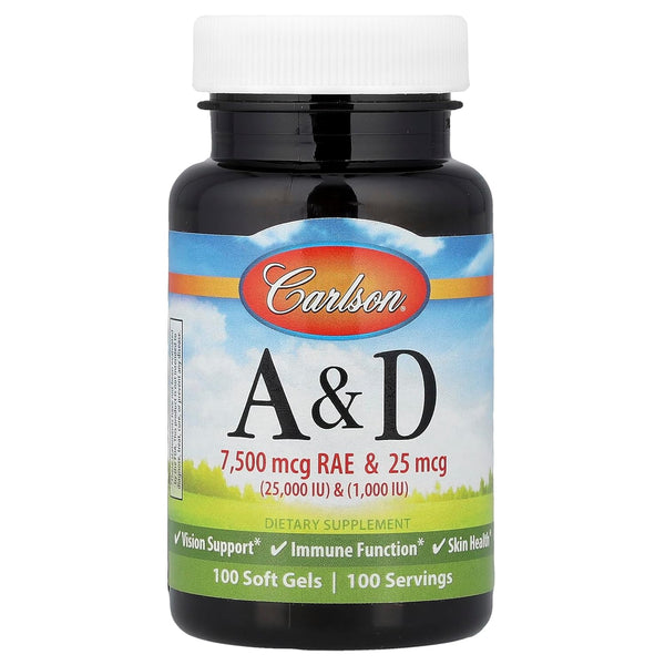 Carlson Labs - A & D 25000IU & 1000IU