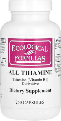 Ecological Formulas/Cardiovascular Research - All Thiamine  (fat soluble B1 - TTFD, 50 mg capsule)