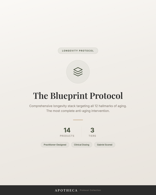 The Blueprint Protocol - Comprehensive Longevity Stack