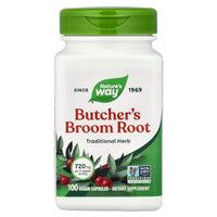 Nature's Way - Butcher's Broom Root, 100 Capsules