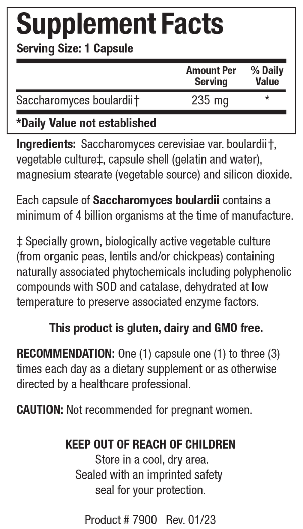 Biotics Research - Saccharomyces boulardii