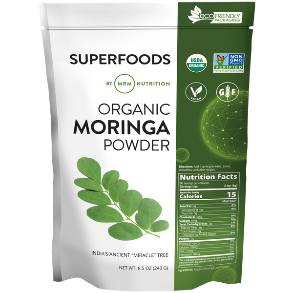 Metabolic Response Modifier - Raw Organic Moringa Leaf Powder
