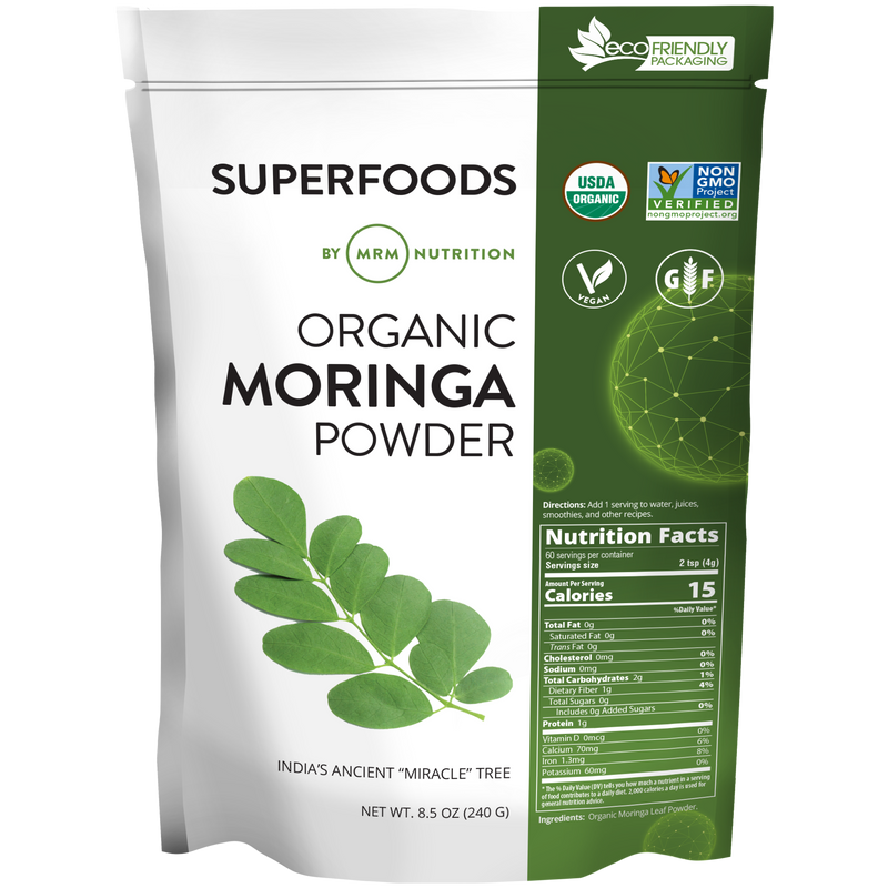 Metabolic Response Modifier - Raw Organic Moringa Leaf Powder